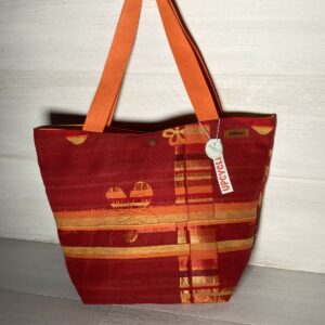 Upcycling Shopper Blume