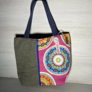 Upcycling Shopper klein und bunt