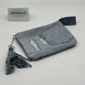 Upcycling Utensilientasche mit Quaste