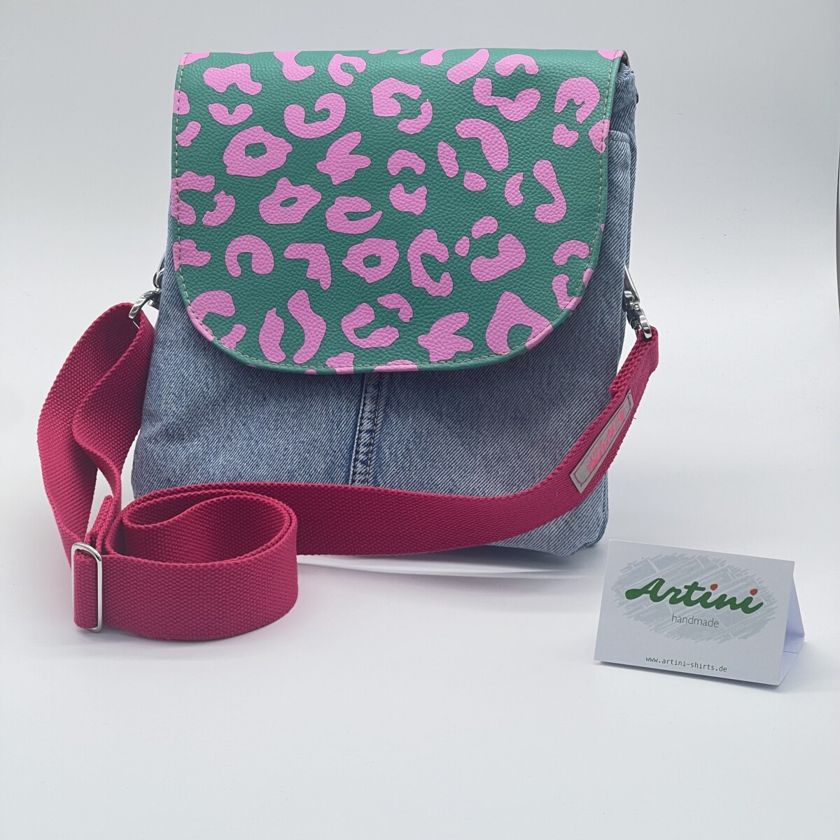 Tuana Bag Jeans/ Pink-Grün