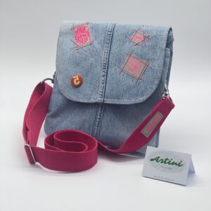 Tuana Bag Jeans/ Pink-Grün